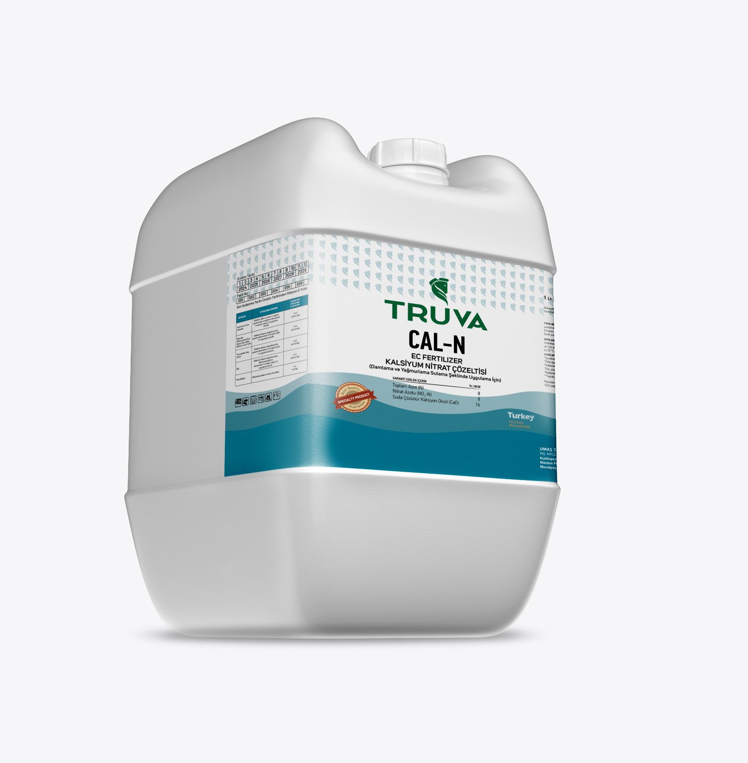 CAL-N KALSİYUM NİTRAT ÇÖZELTİSİ